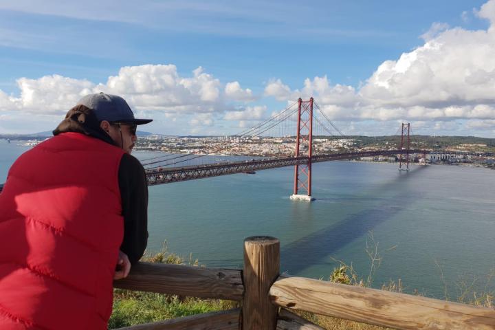 a bridge over a body of water