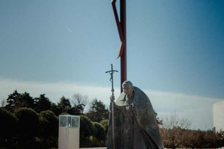 a close up of a sign