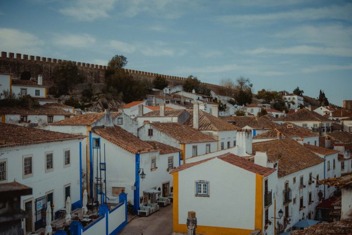 a building covered in snow