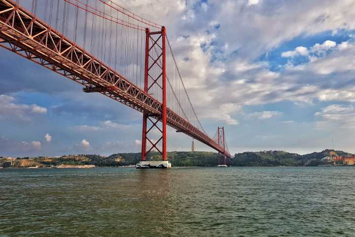a bridge over a body of water