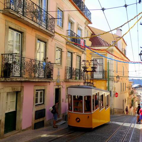 Transportation in Lisbon - Portugal.
