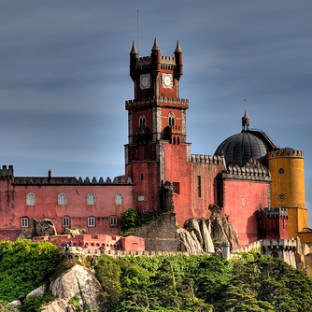 Landscape of the Pena Palace.