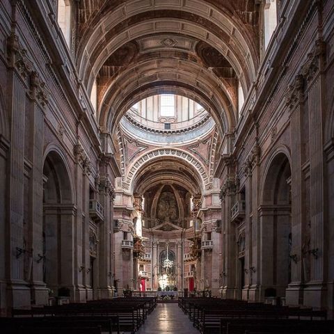 Inside the Mafra Convent.