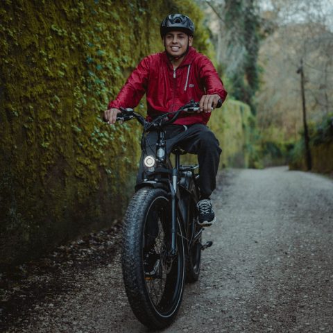 Riding an E-Bike in Sintra.