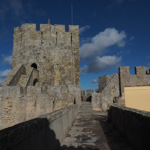 Inside Palmela Castle.