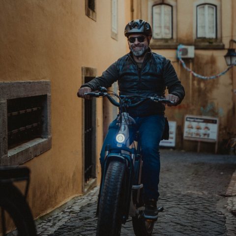 Typical streets of the town of Sintra.
